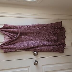 Le Chateau High Low Dress - Dusty Rose